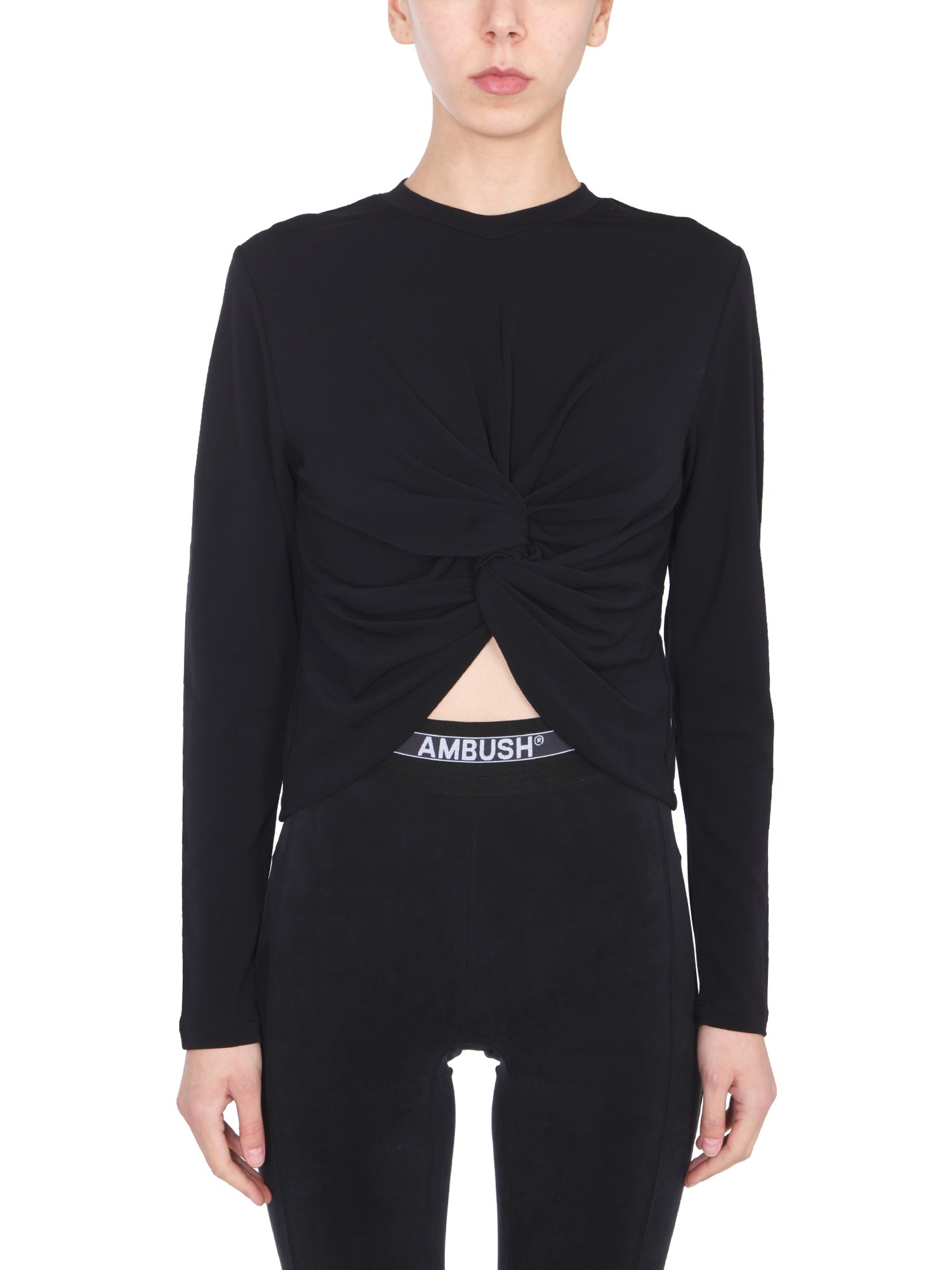 ambush t-shirt with knot detail