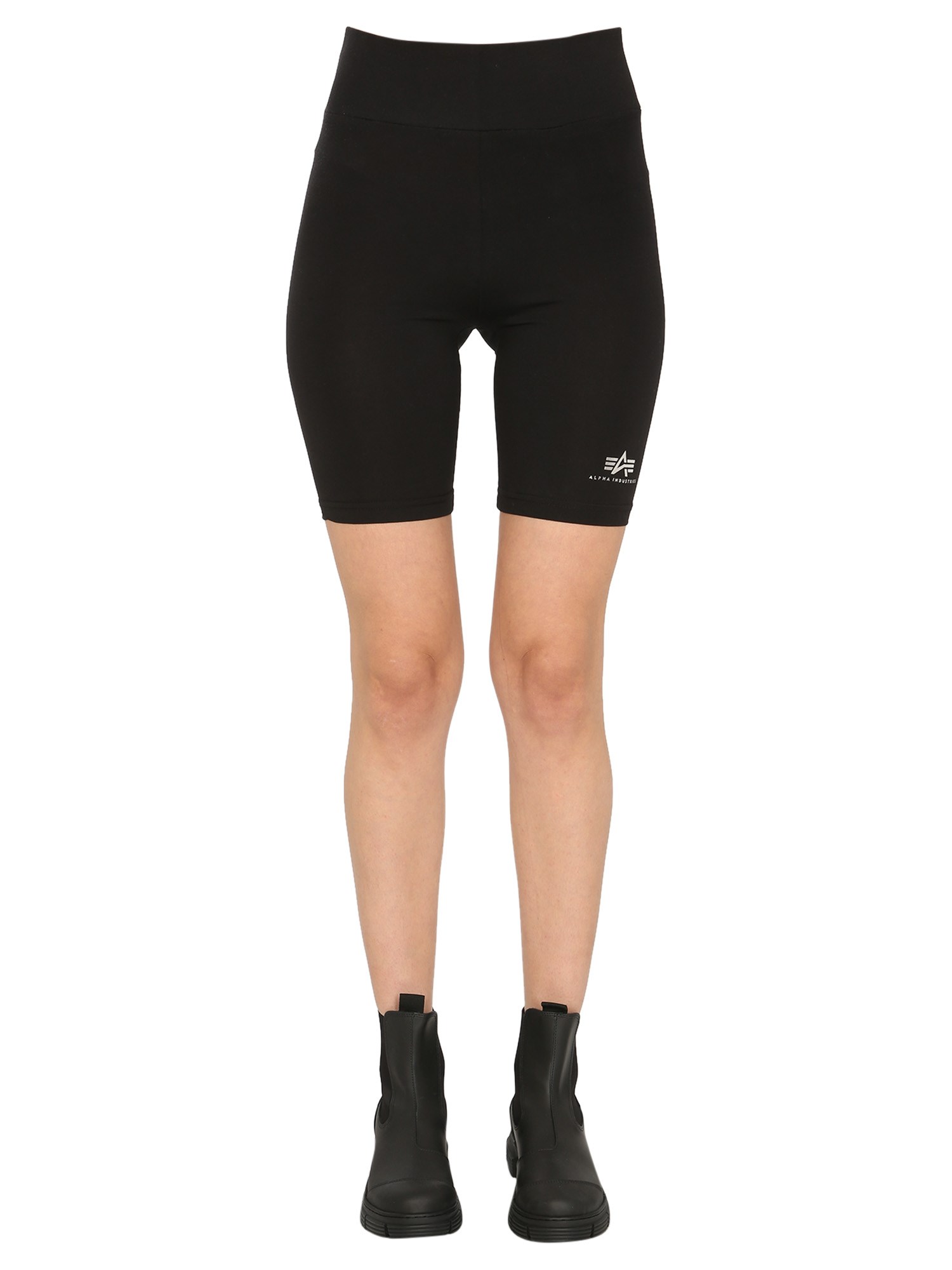 alpha industries cyclist shorts with logo