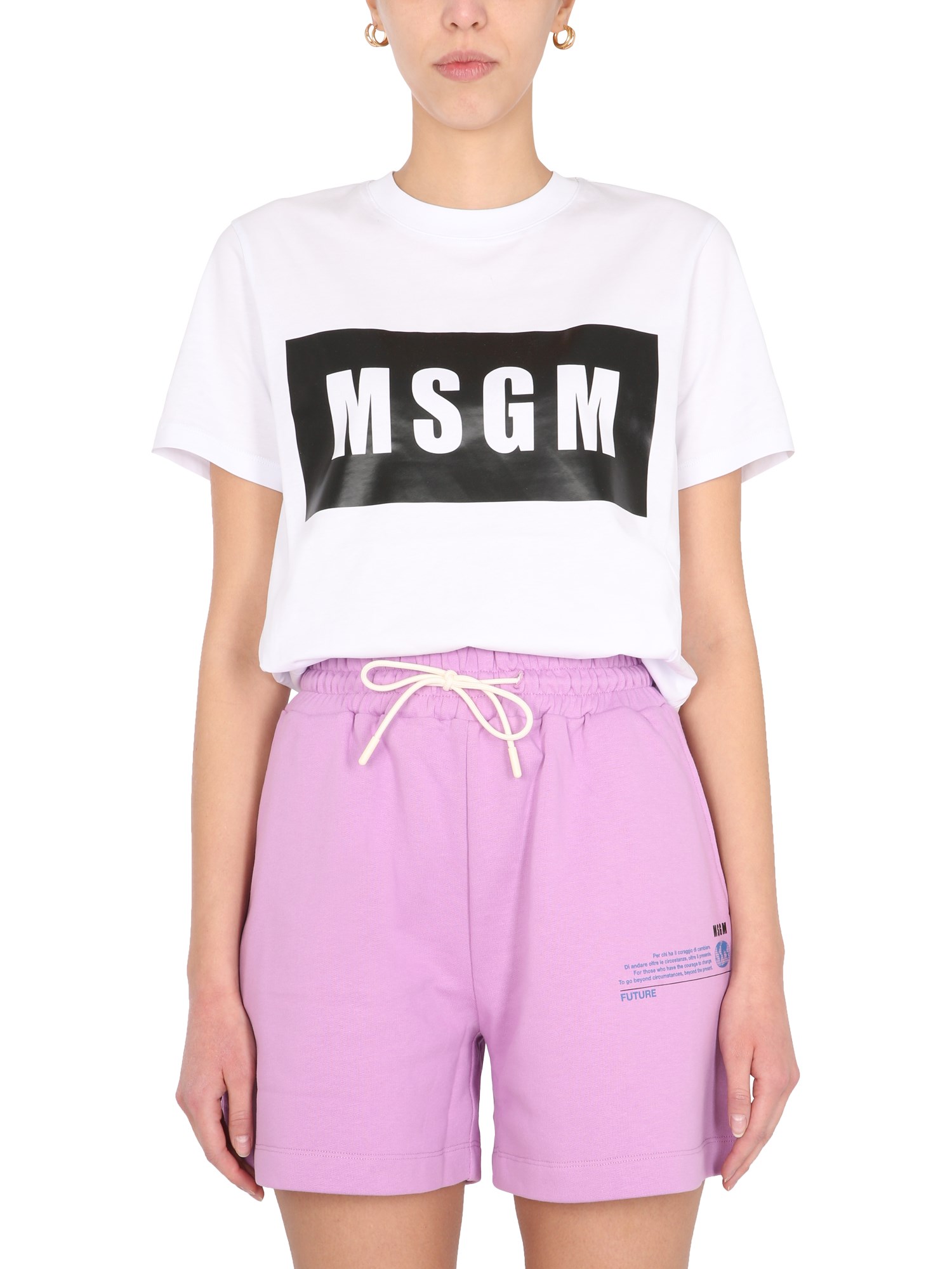 msgm crew neck t-shirt