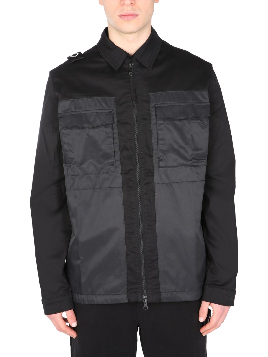 Mki nylon outlet zip shirt jacket