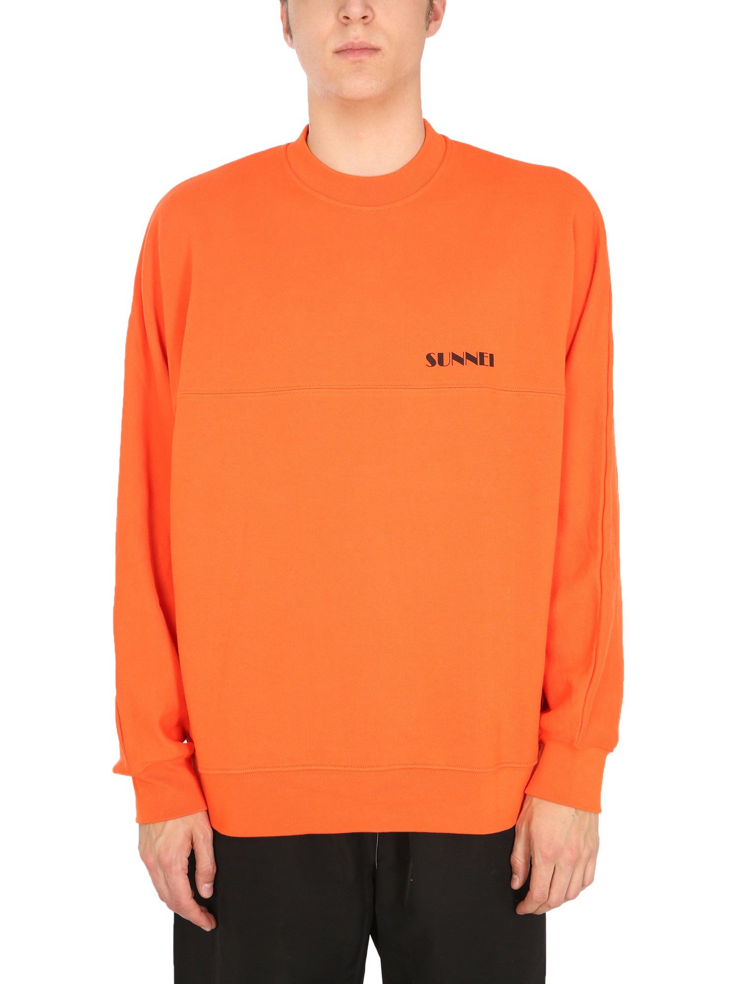 sunnei x eleonora bonucci crew neck sweatshirt
