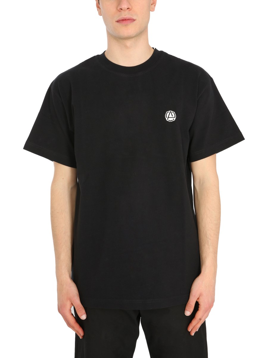 AMBUSH T-SHIRT GIROCOLLO IN COTONE CON PATCH LOGO