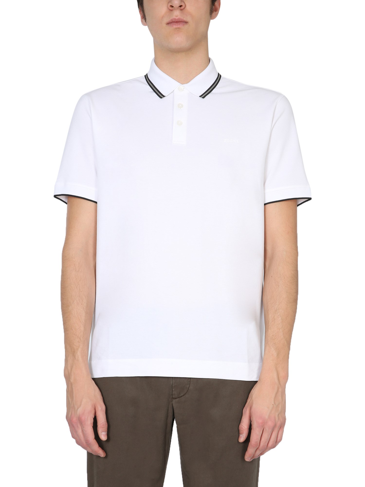 z zegna polo with logo