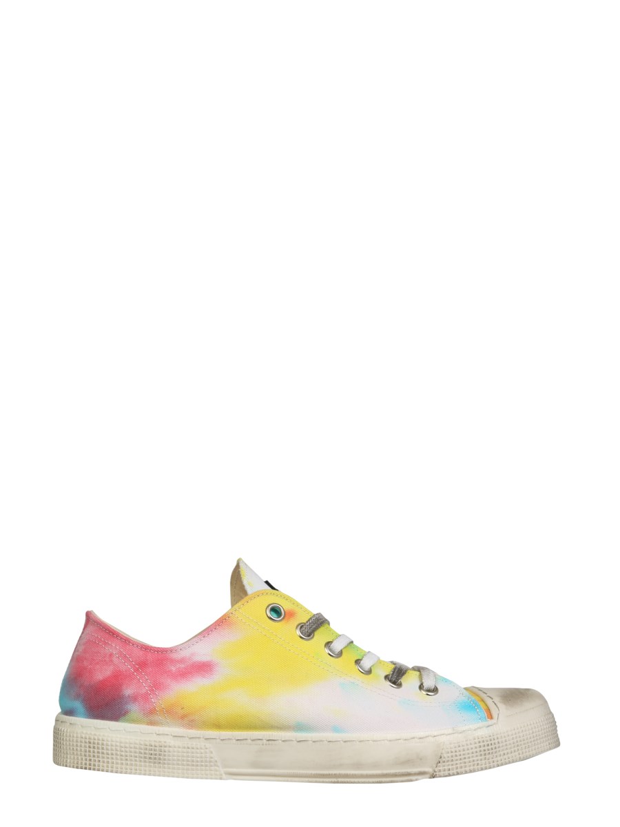 GIENCHI SNEAKER BASSA JEAN MICHEL IN CANVAS CON STAMPA TIE AND DYE