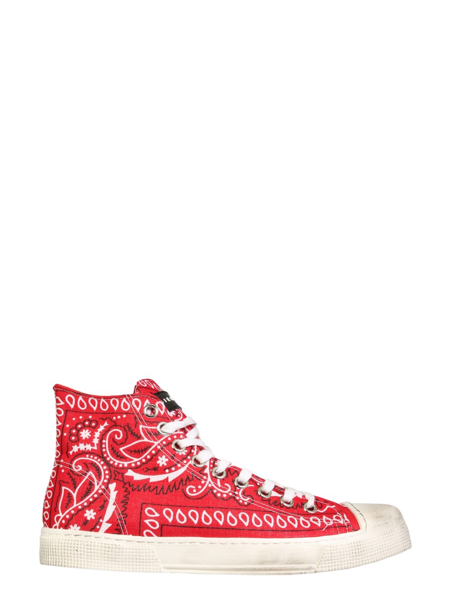 GIENCHI SNEAKER ALTA JEAN MICHEL IN CANVAS CON STAMPA BANDANA