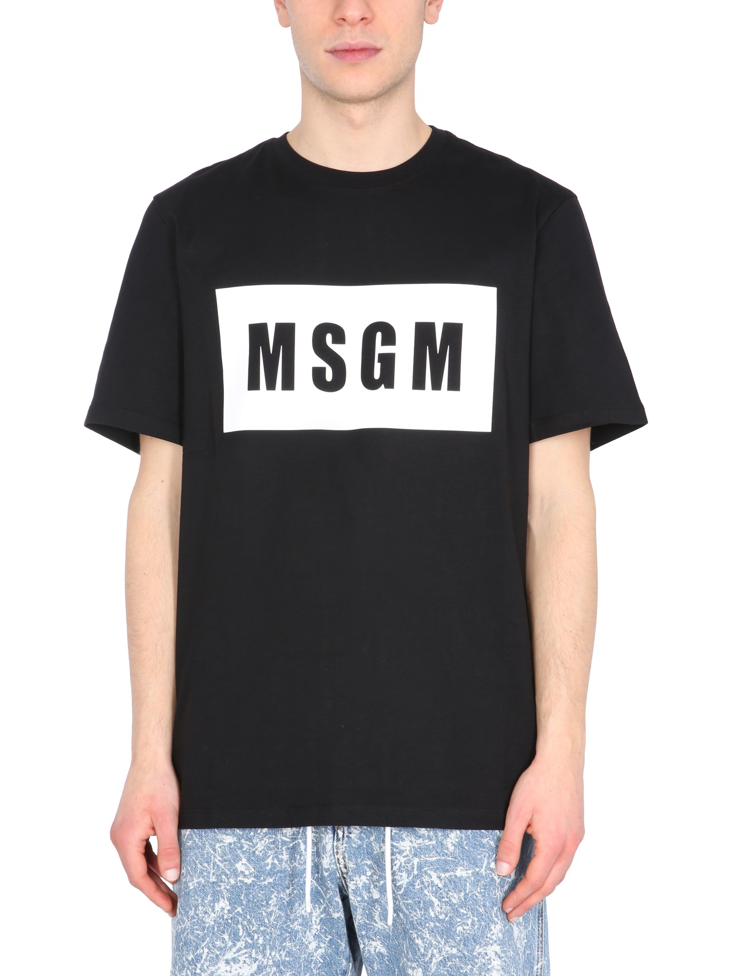 msgm crew neck t-shirt