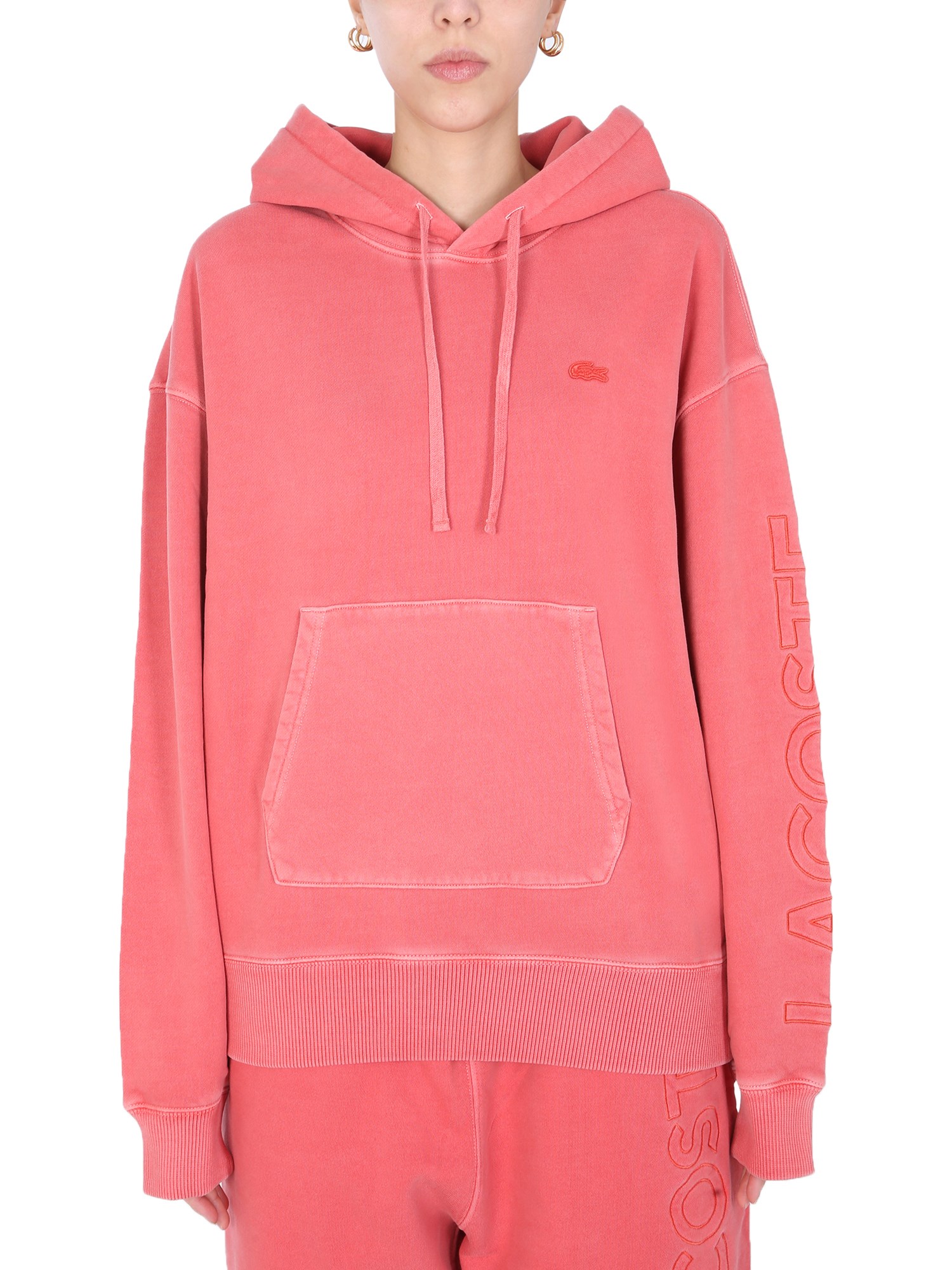 digtere Ren hvede Lacoste Hoodie Unisex In Red | ModeSens
