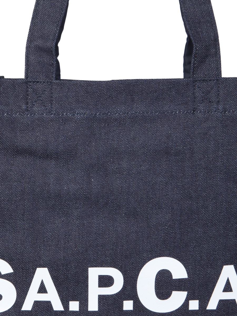 未使用 Sacai x A.P.C Khaki Holly Tote bag A.P.C. x SACAI - HOLLY DENIM TOTE BAG WITH NYLON DETAILS