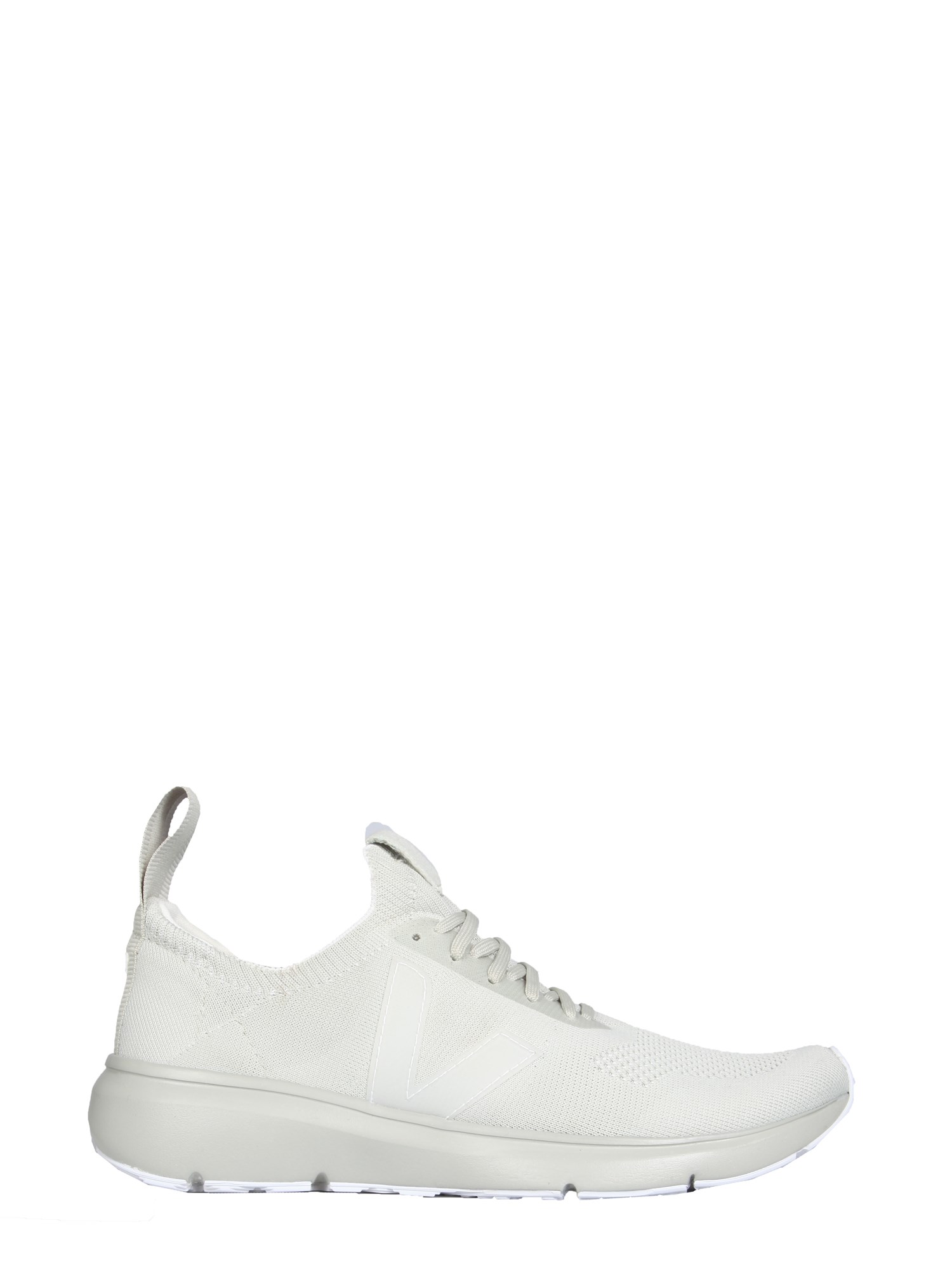 Veja X Rick Owens Low Sock Oyster Sneakers In White