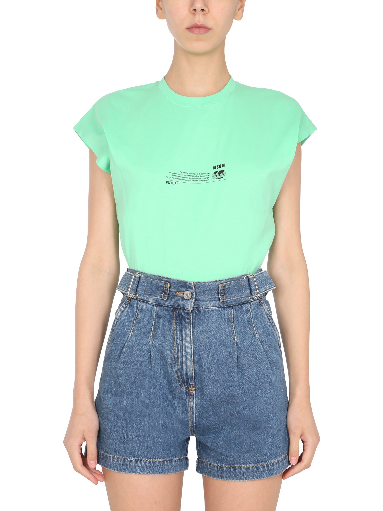 msgm sleeveless t-shirt