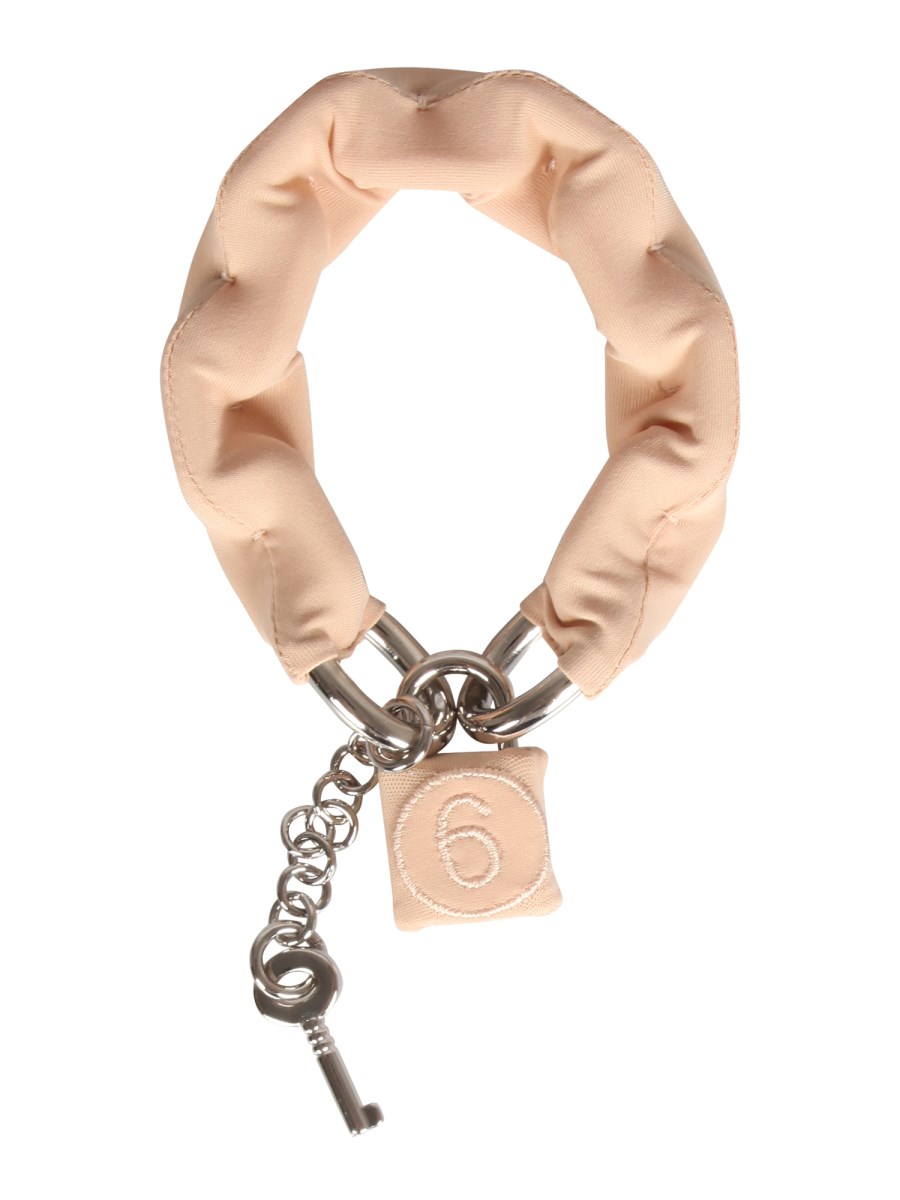 MM6 MAISON MARGIELA - LINED CHAIN BRACELET WITH 
