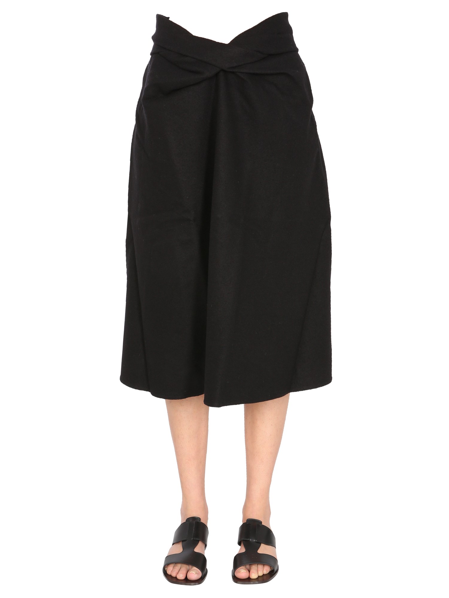 lemaire gonna con drappeggio