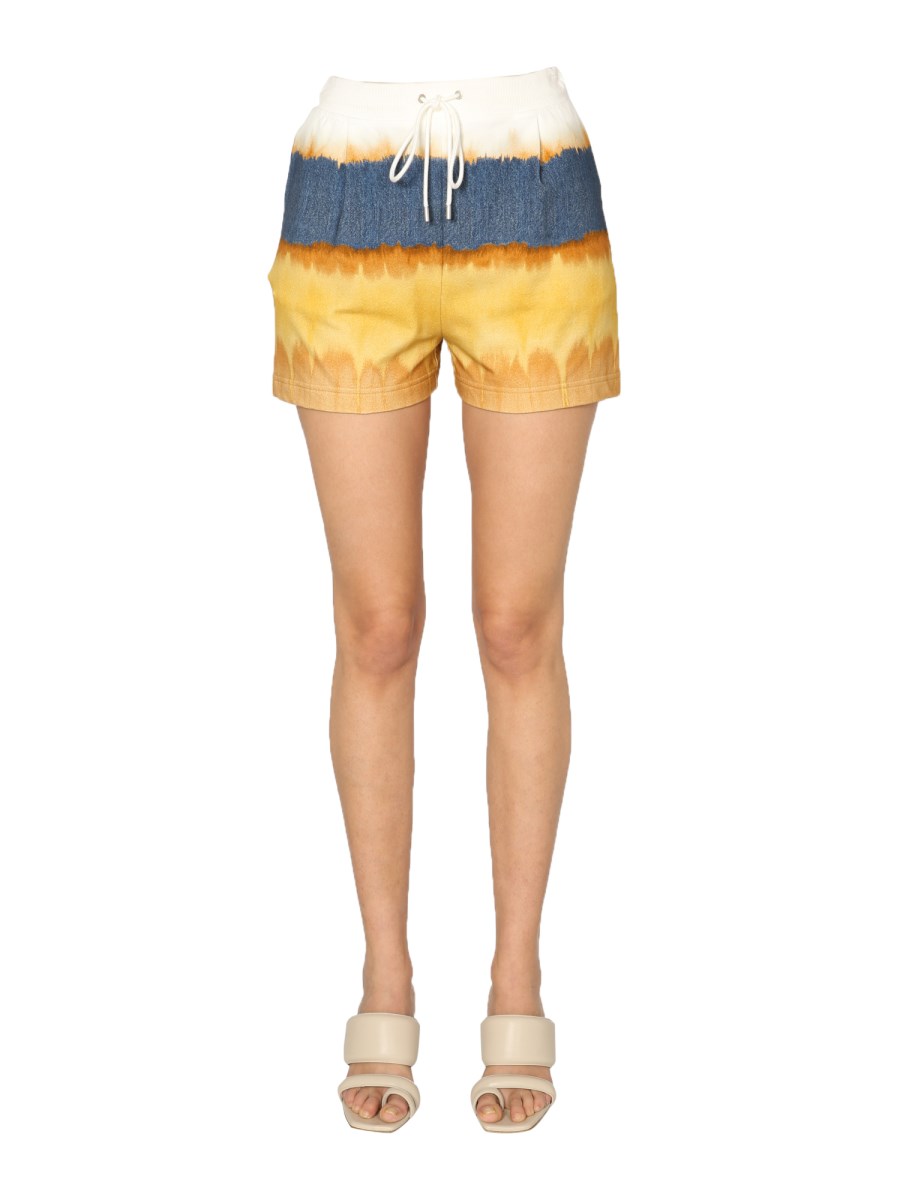 ALBERTA FERRETTI SHORT IN COTONE CON STAMPA