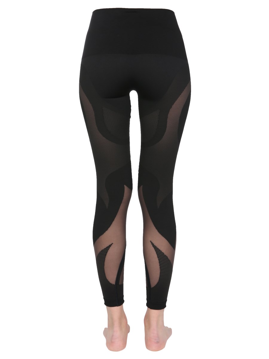 WOLFORD X ADIDAS TIGHT SHEER MOTION MESH LEGGINGS Eleonora Bonucci