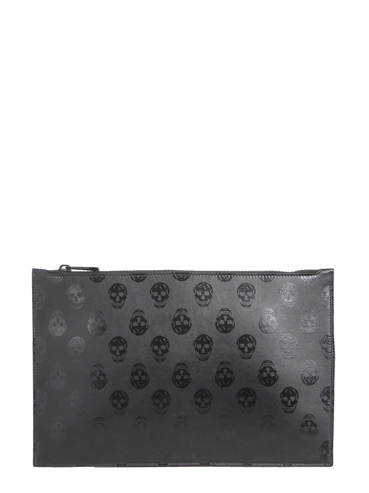 alexander mcqueen clutch with skull