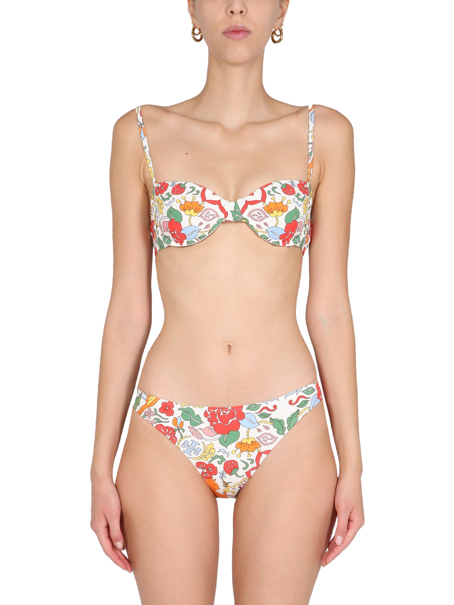 tory burch printed bikini briefs