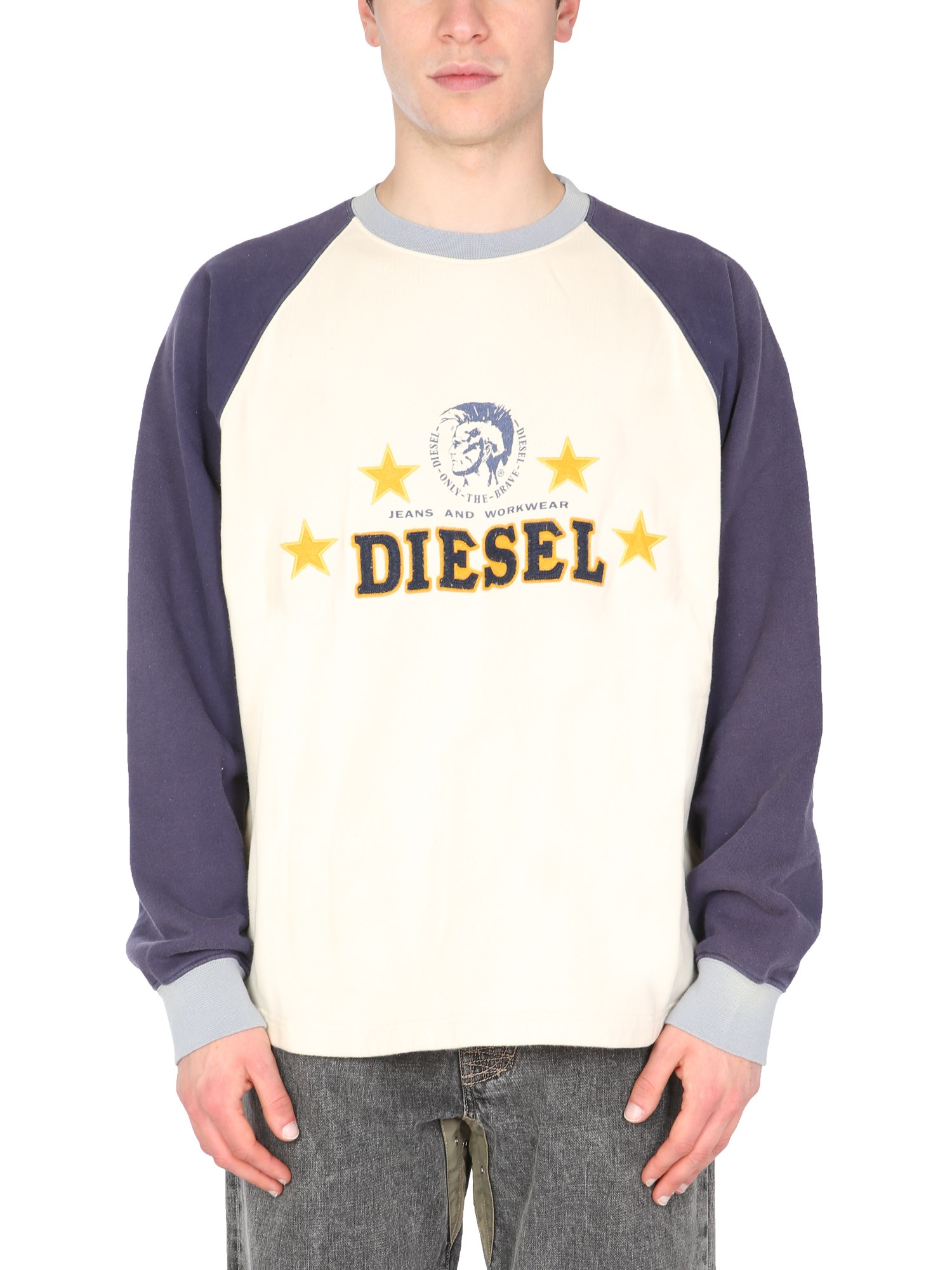 diesel crew neck sweatshirt