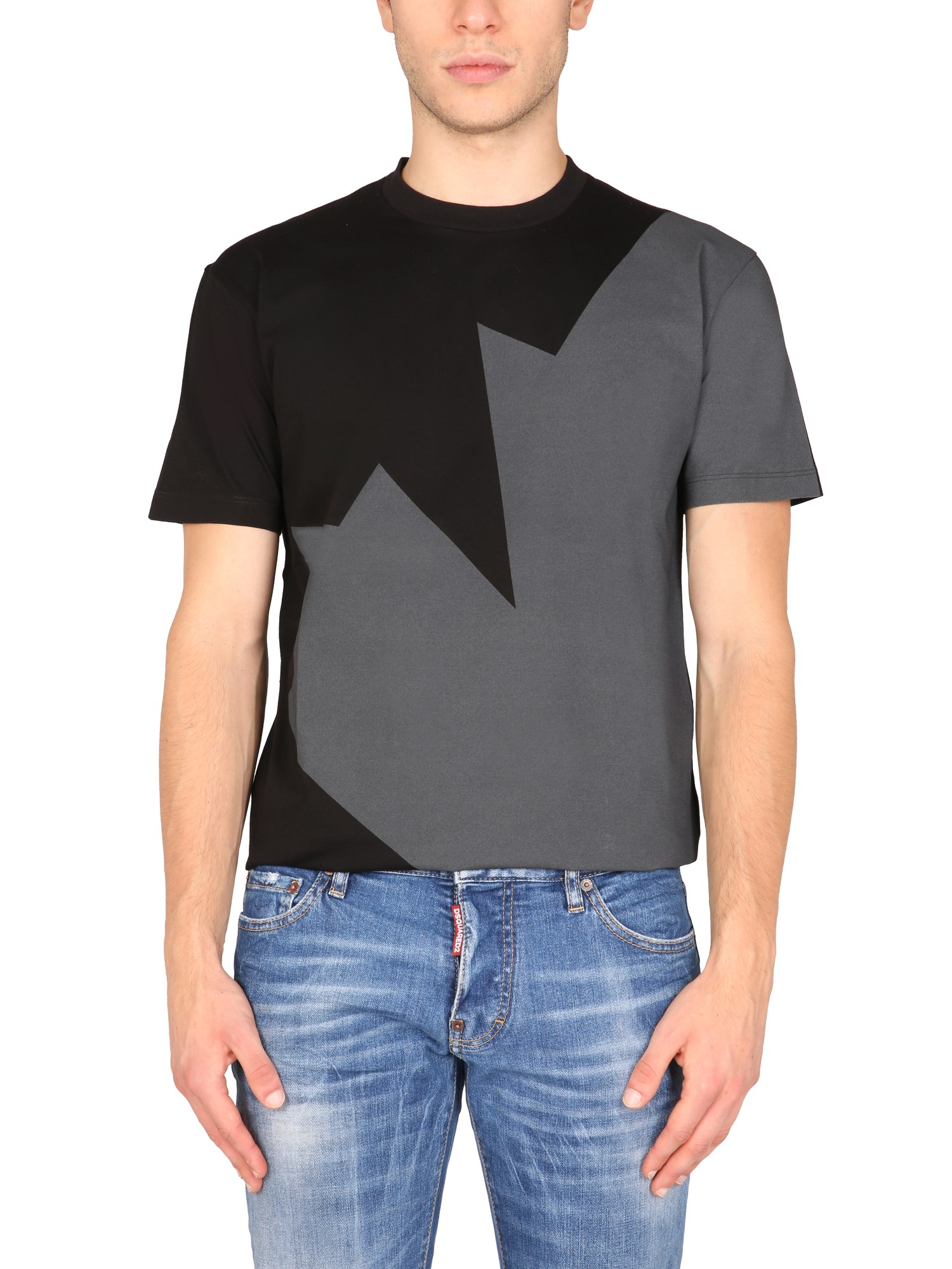 dsquared cool fit printed t-shirt