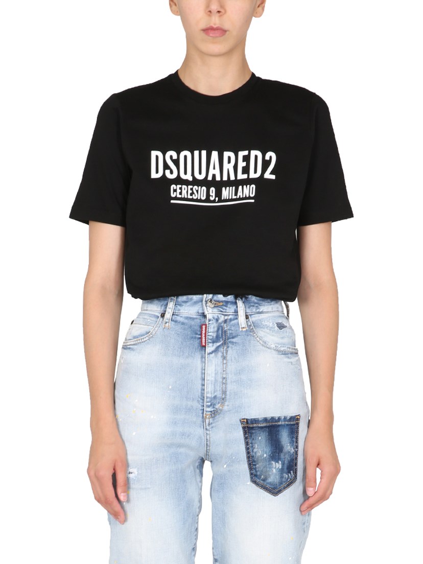 dsquared renny fit t-shirt with logo