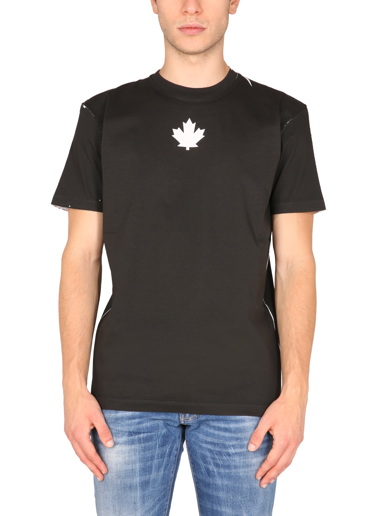 dsquared "mini leaf cool" t-shirt