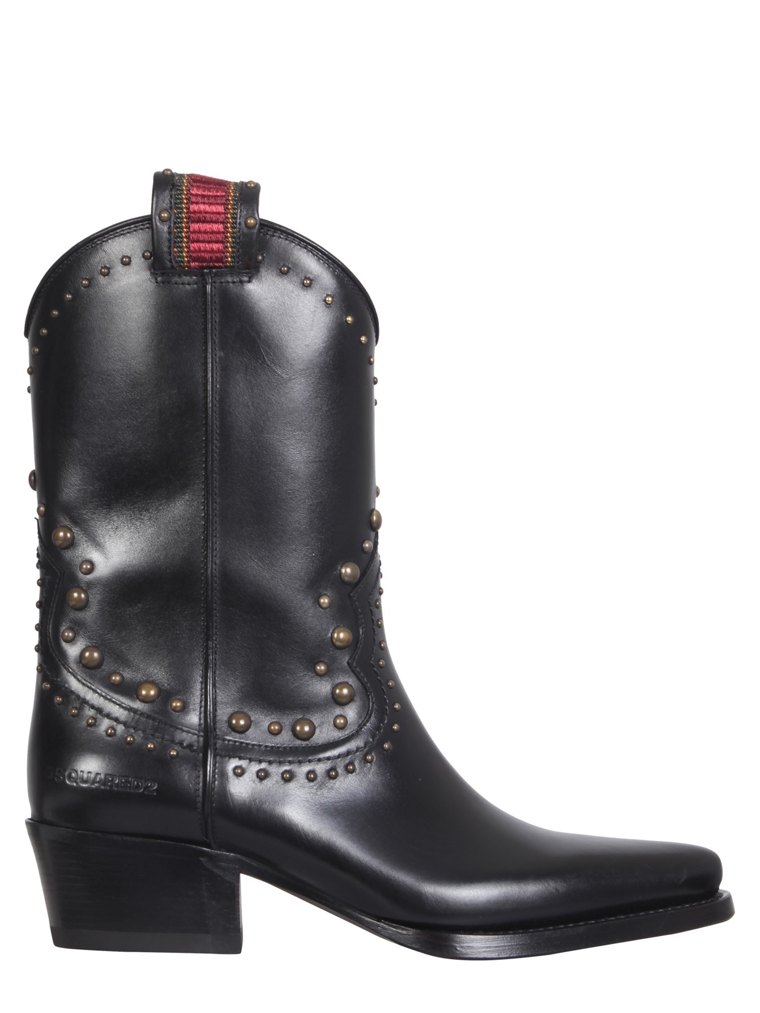 dsquared leather boots