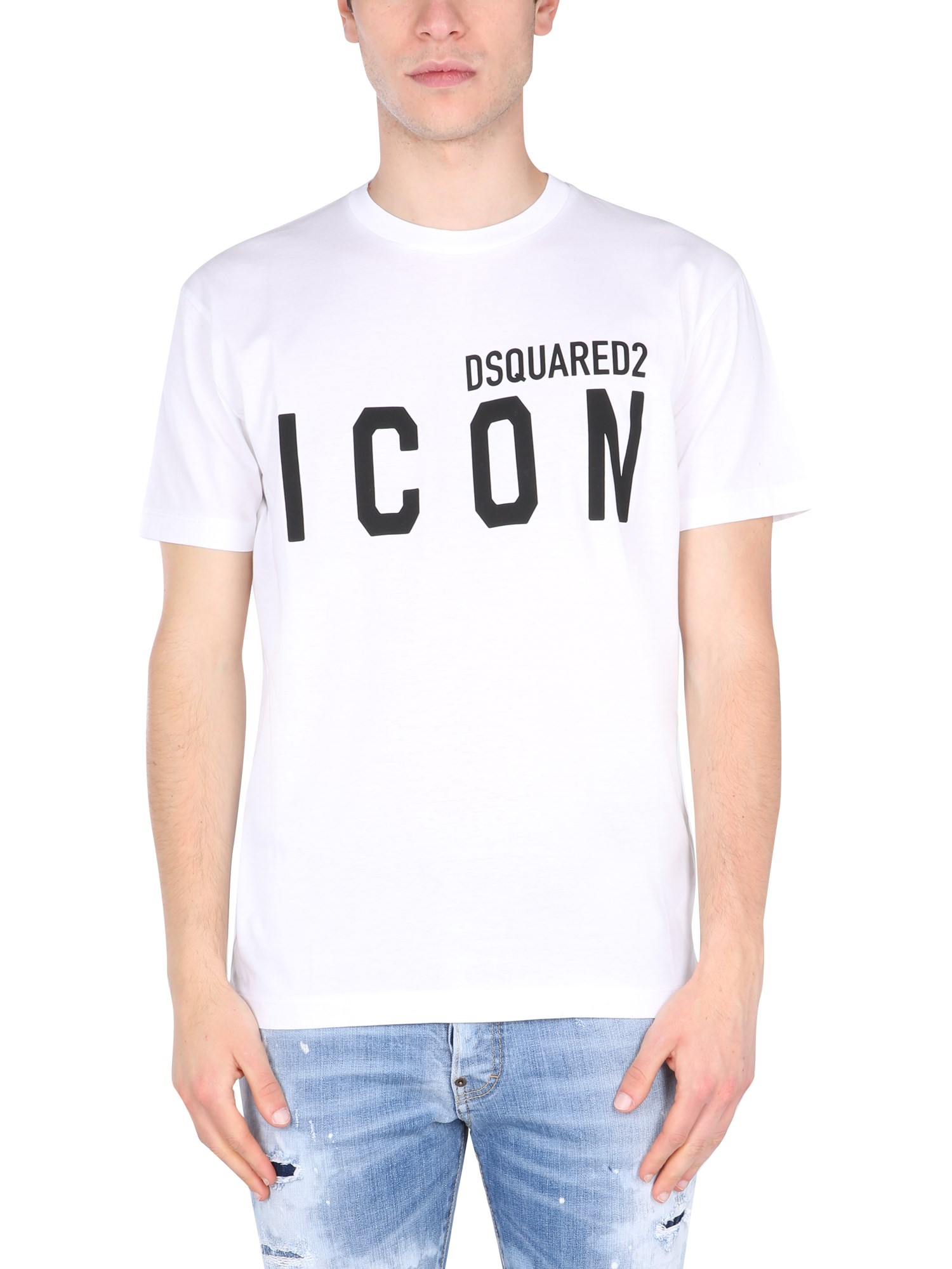 dsquared "icon" crew neck t-shirt