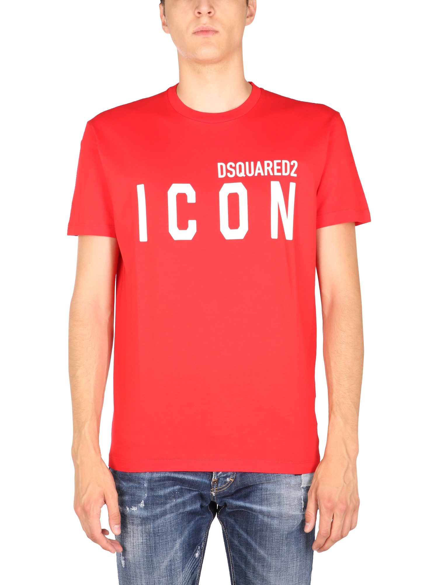 dsquared "icon" crew neck t-shirt
