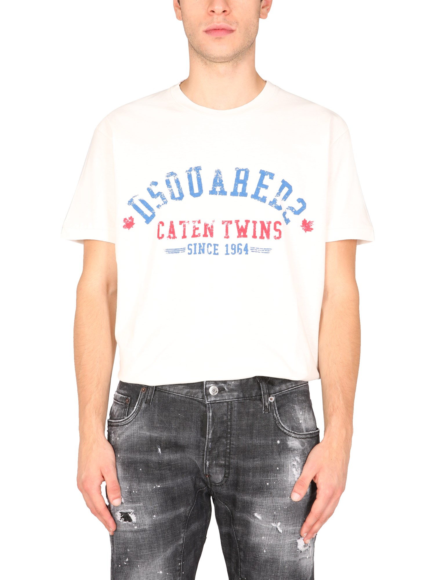 dsquared "dan graffiti" t-shirt