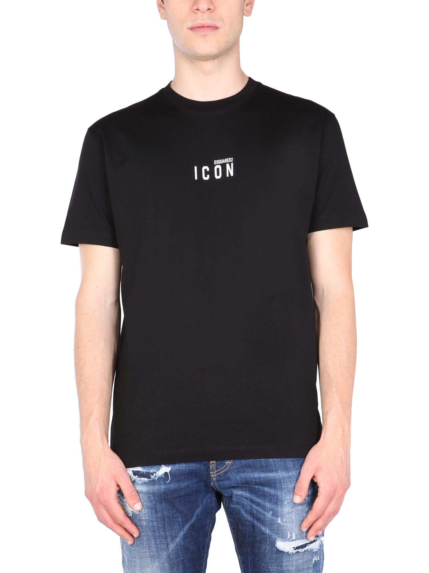 dsquared "icon" crew neck t-shirt