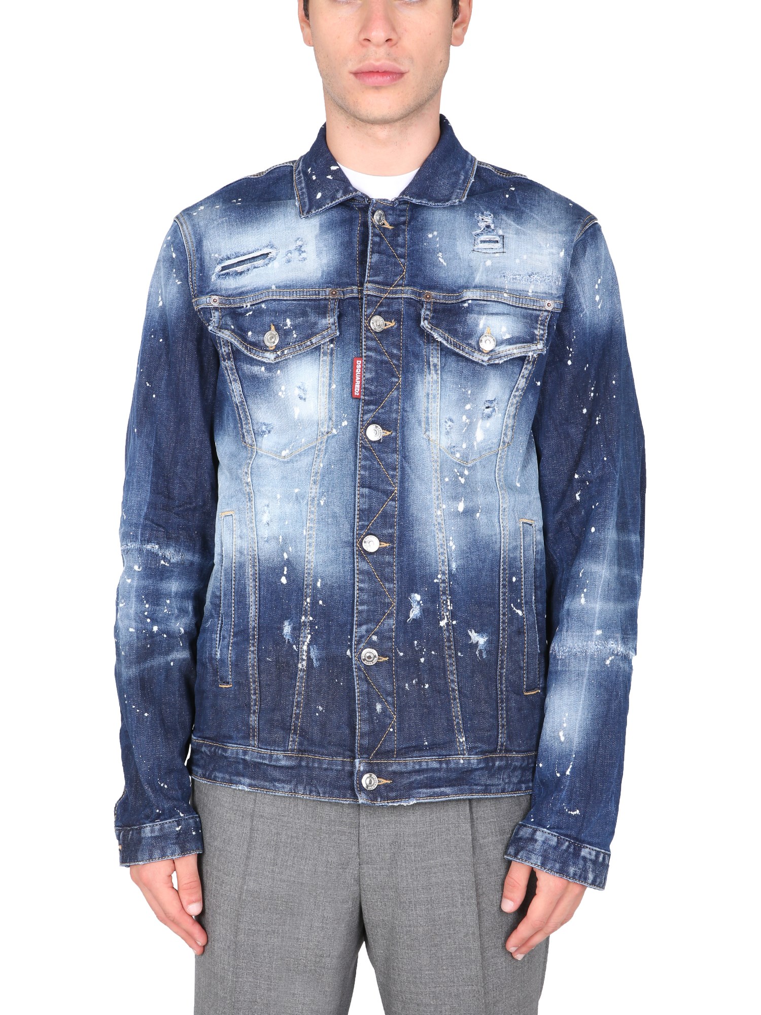 dsquared over fit jacket