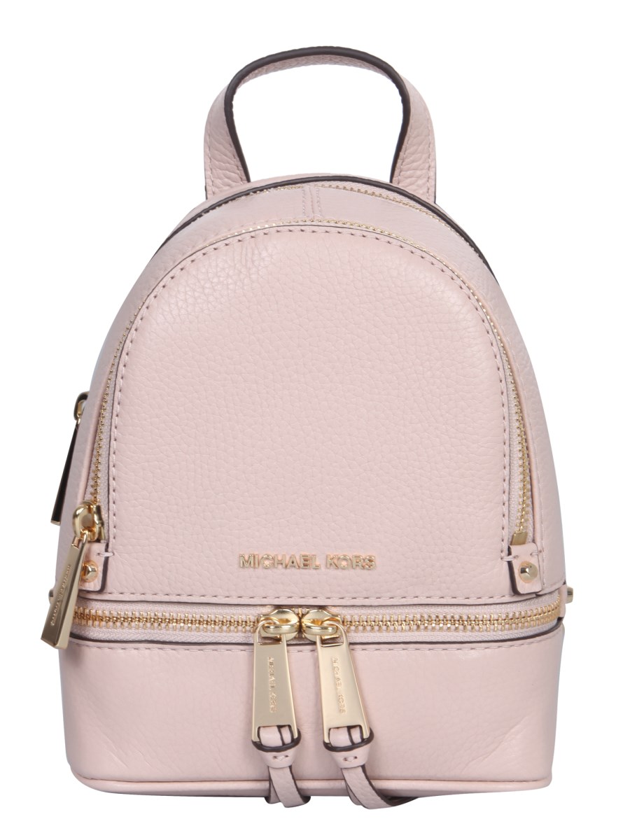 MICHAEL BY MICHAEL KORS - MINI RHEA HAMMERED LEATHER BACKPACK - Eleonora  Bonucci