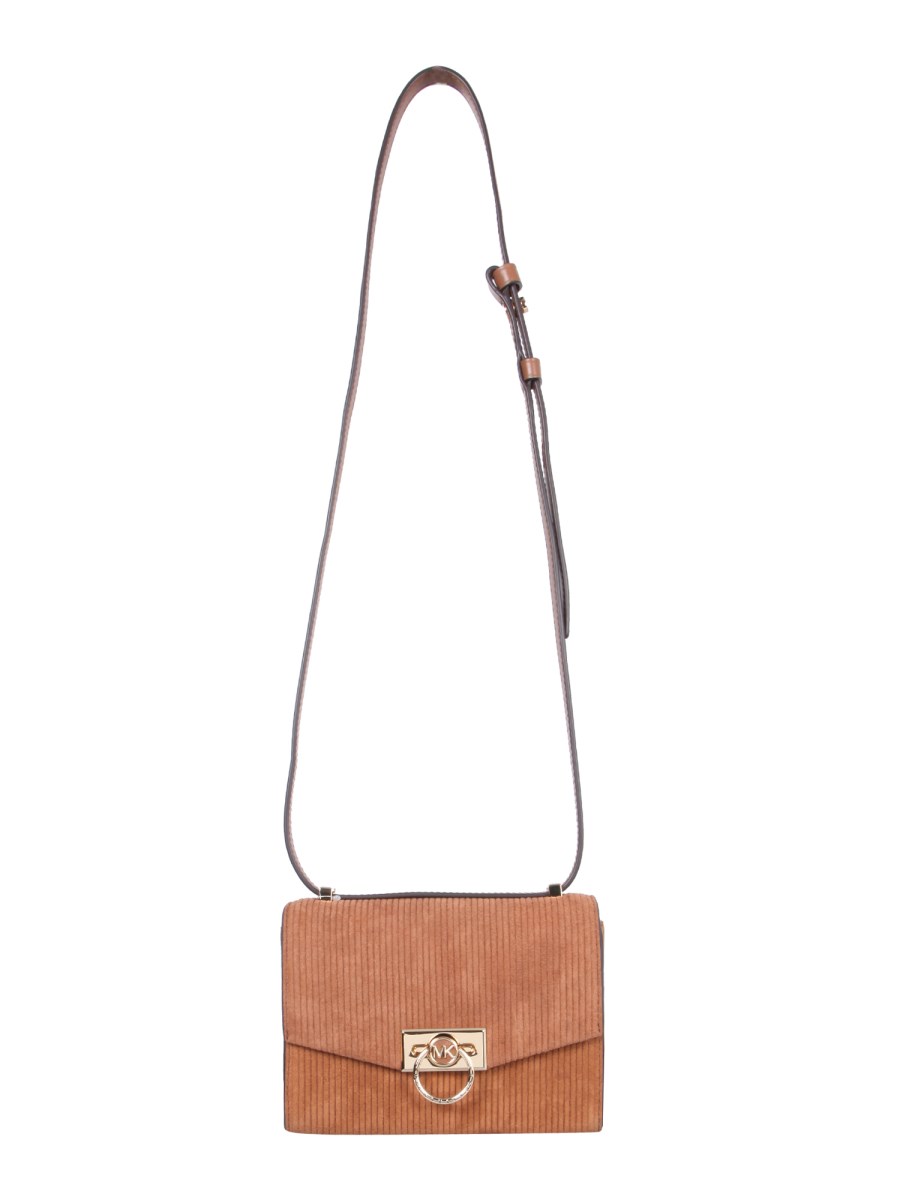 Michael Michael Kors Hendrix Shoulder Bag In Brown