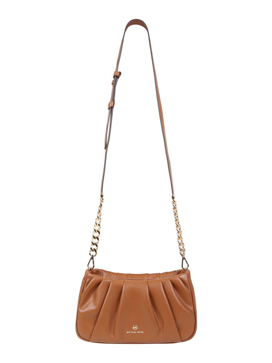 Sale MICHAEL by MICHAEL KORS HANNAH Clutch Bag -Camel -20% Off