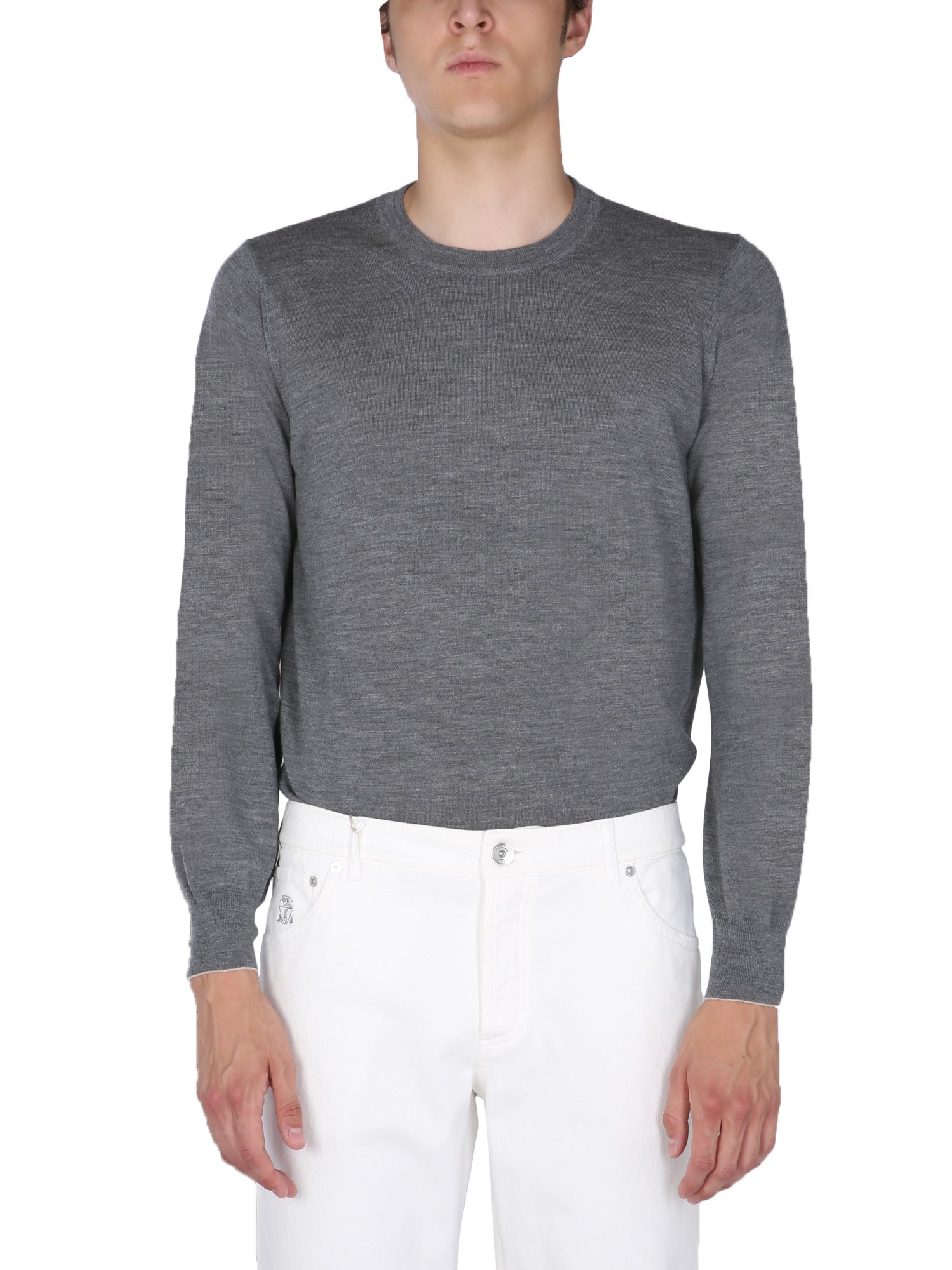 brunello cucinelli crew neck sweater