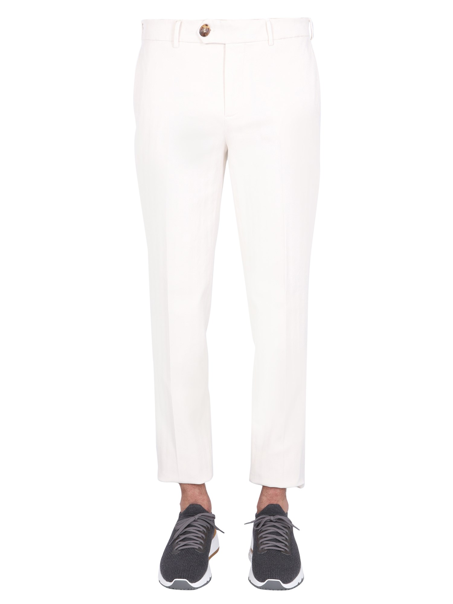 brunello cucinelli italian fit trousers