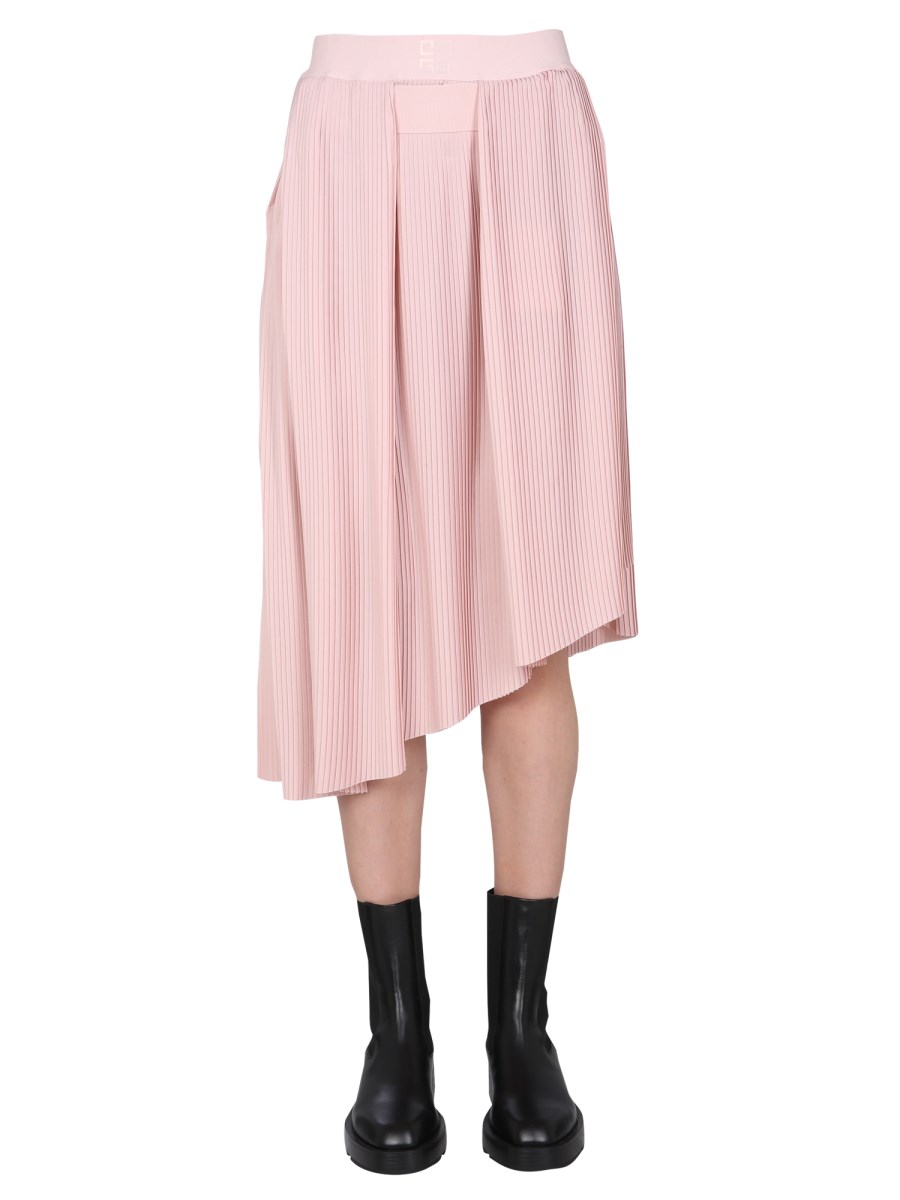 Givenchy pink pleated skirt best sale