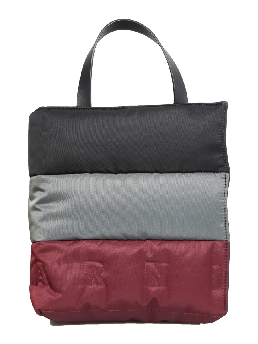 MARNI BORSA MUSEO SOFT SMALL IN NYLON TRAPUNTATO