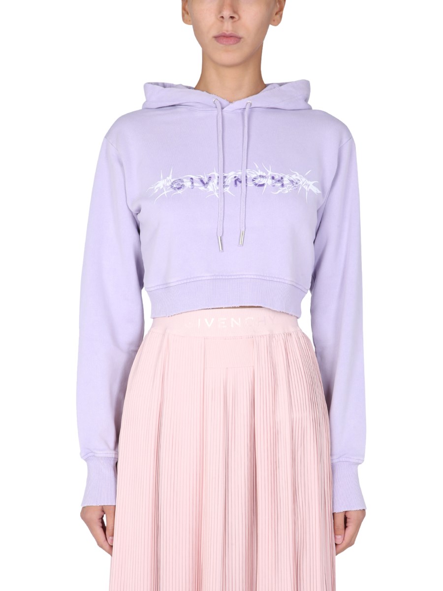 Givenchy cropped clearance sweatshirt