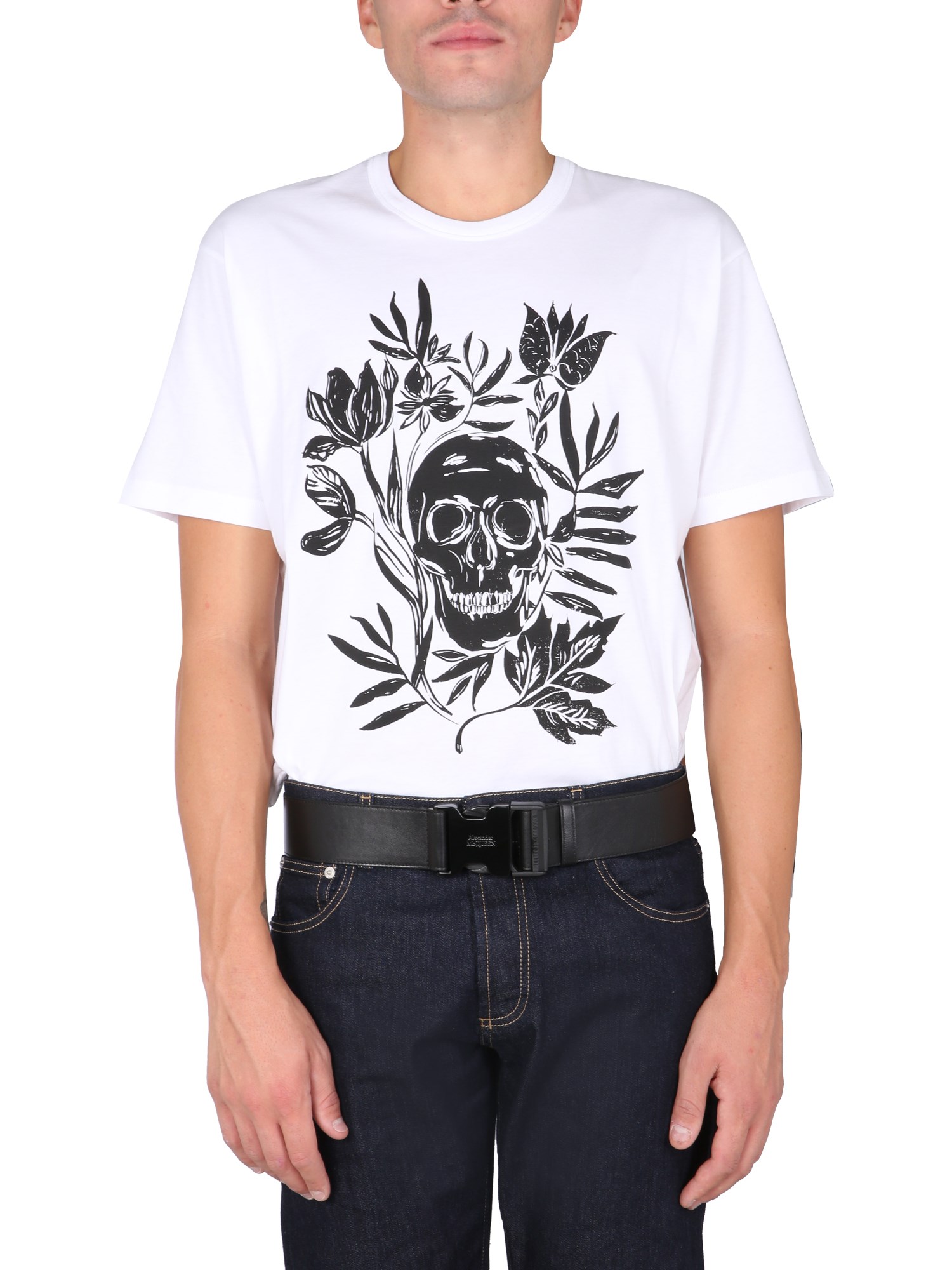 alexander mcqueen skull t-shirt