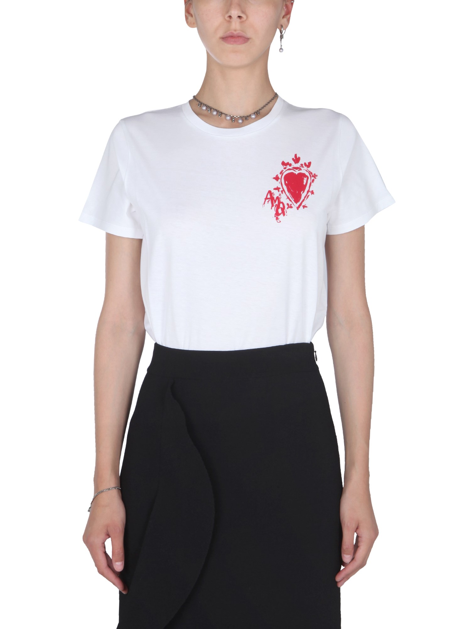 alexander mcqueen crew neck t-shirt