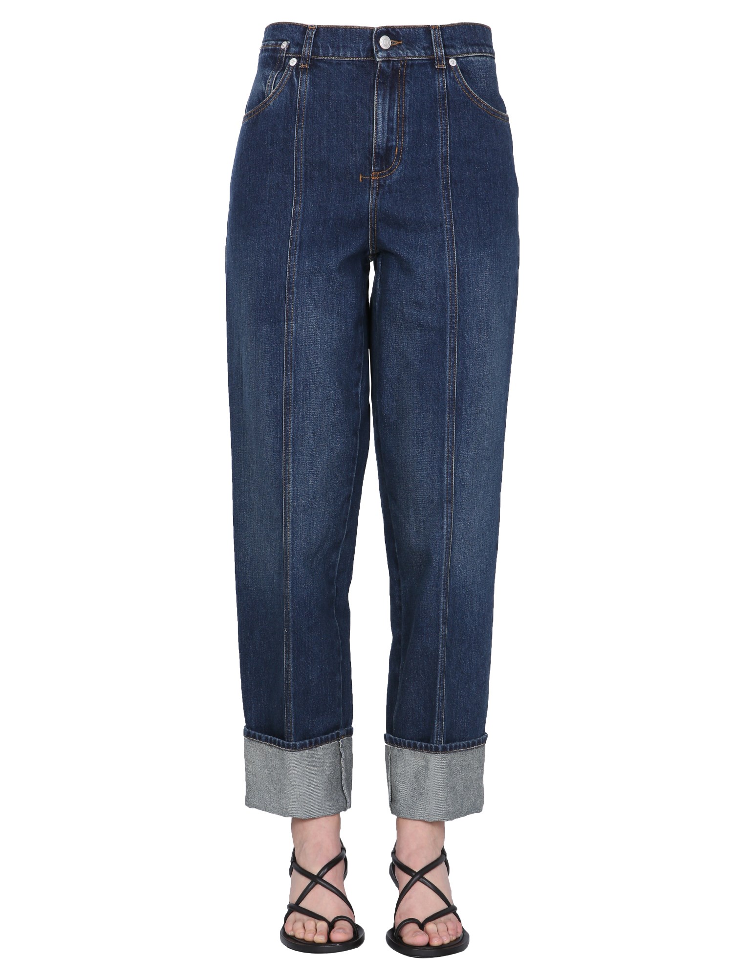 alexander mcqueen denim jeans