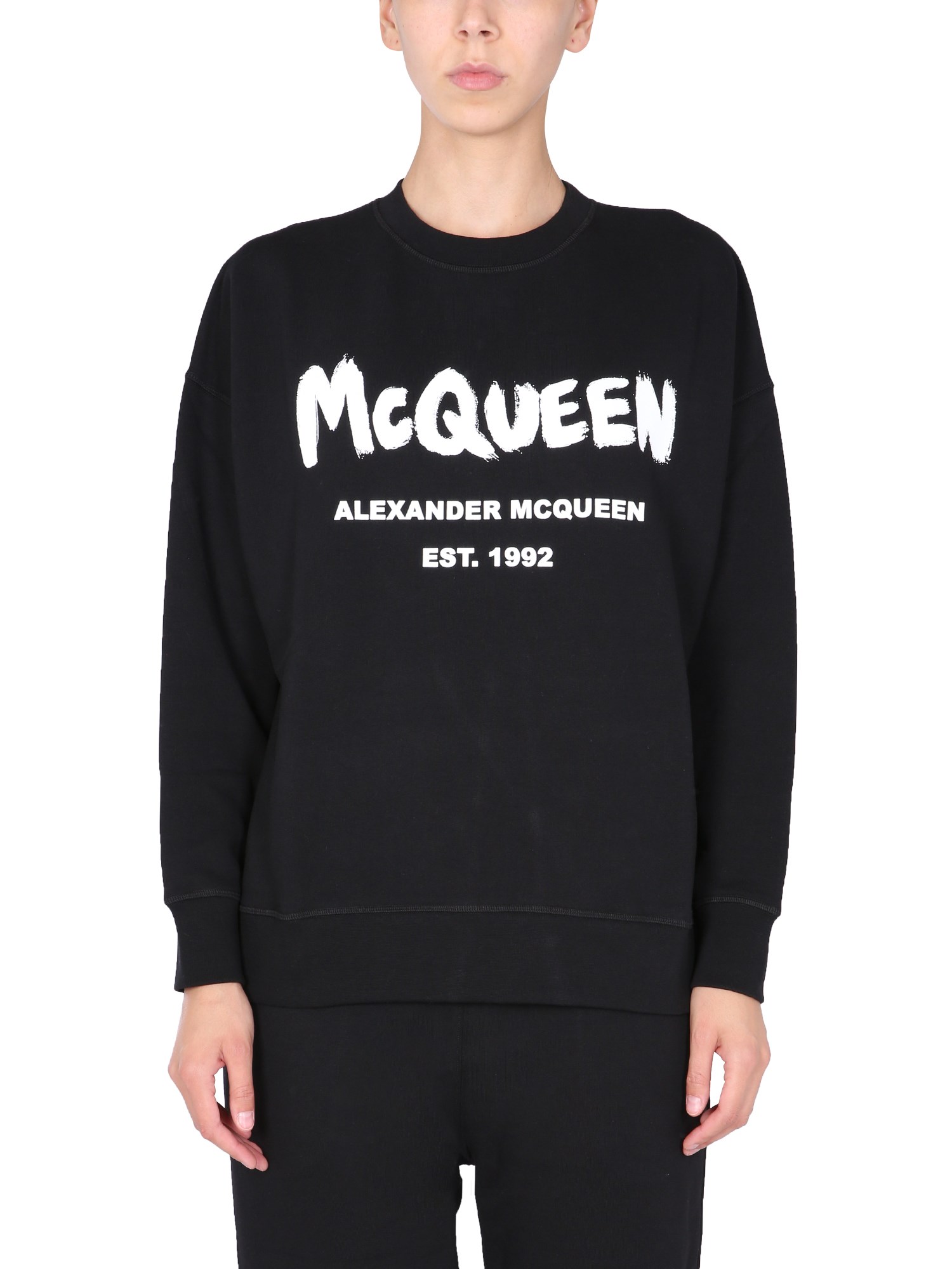 alexander mcqueen crew neck sweatshirt