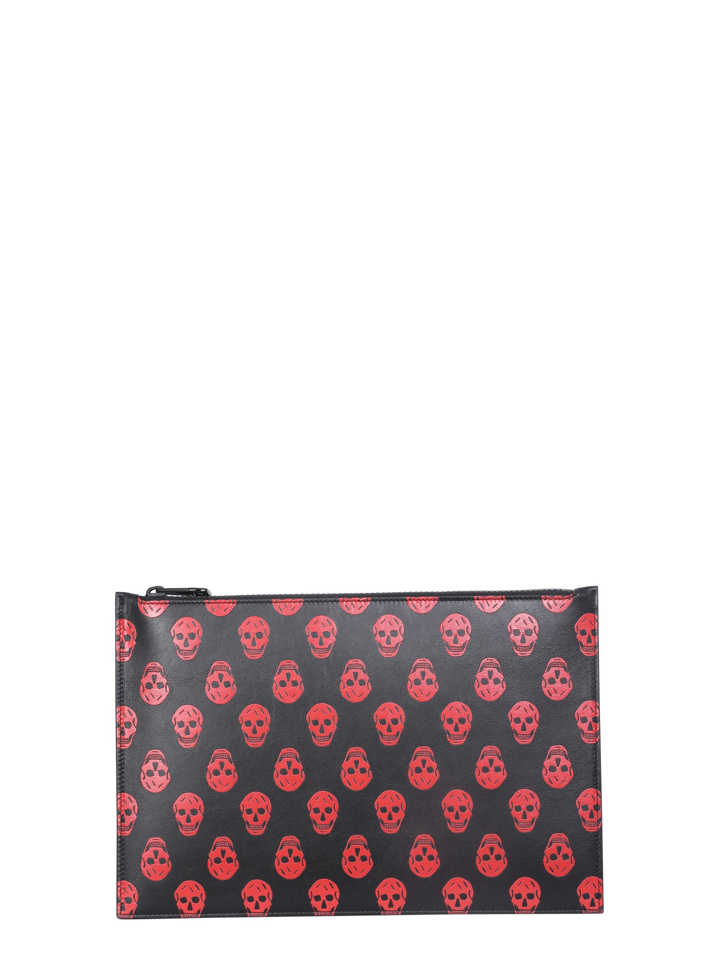 alexander mcqueen clutch with skull