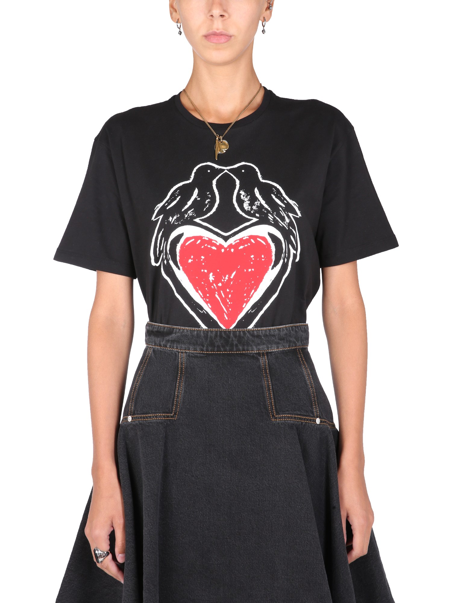 alexander mcqueen t-shirt with logo print