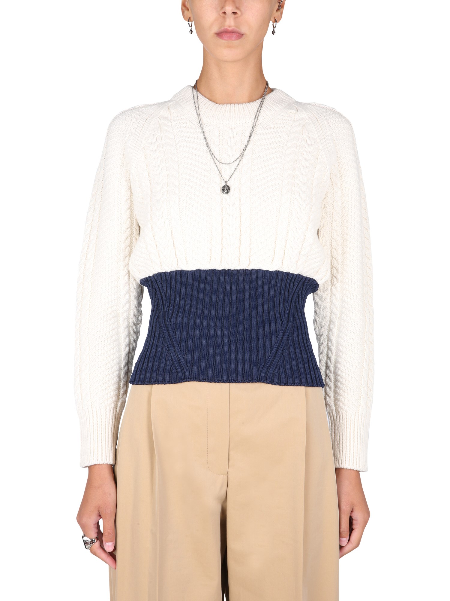 alexander mcqueen knitted cardigan