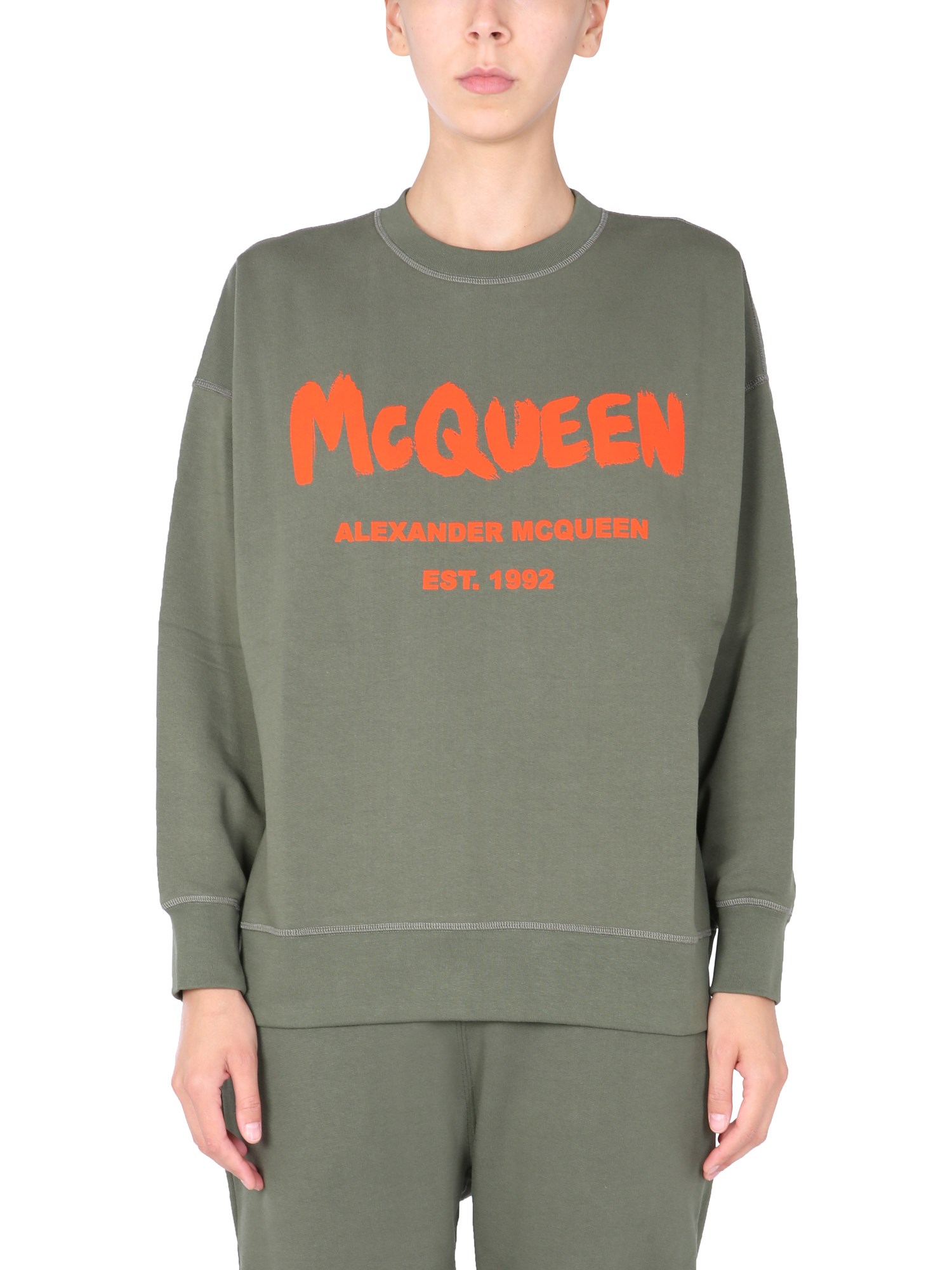 alexander mcqueen crew neck sweatshirt