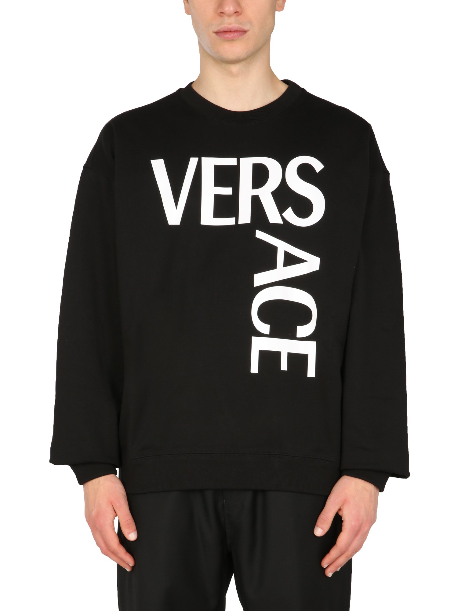 versace crew neck sweatshirt