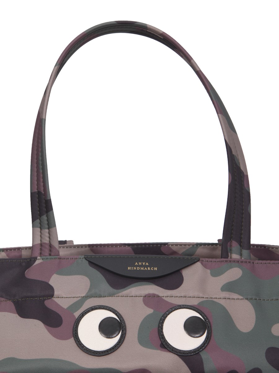 ANYA HINDMARCH - NYLON TOTE BAG WITH CAMOUFLAGE PRINT