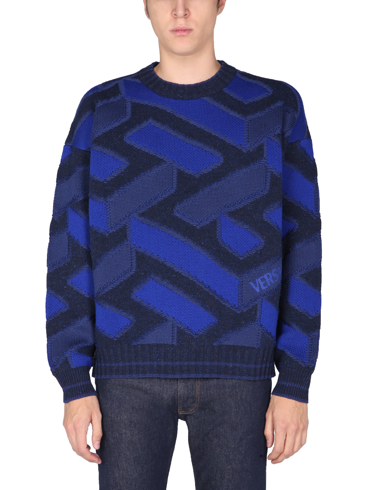 versace monogram sweater