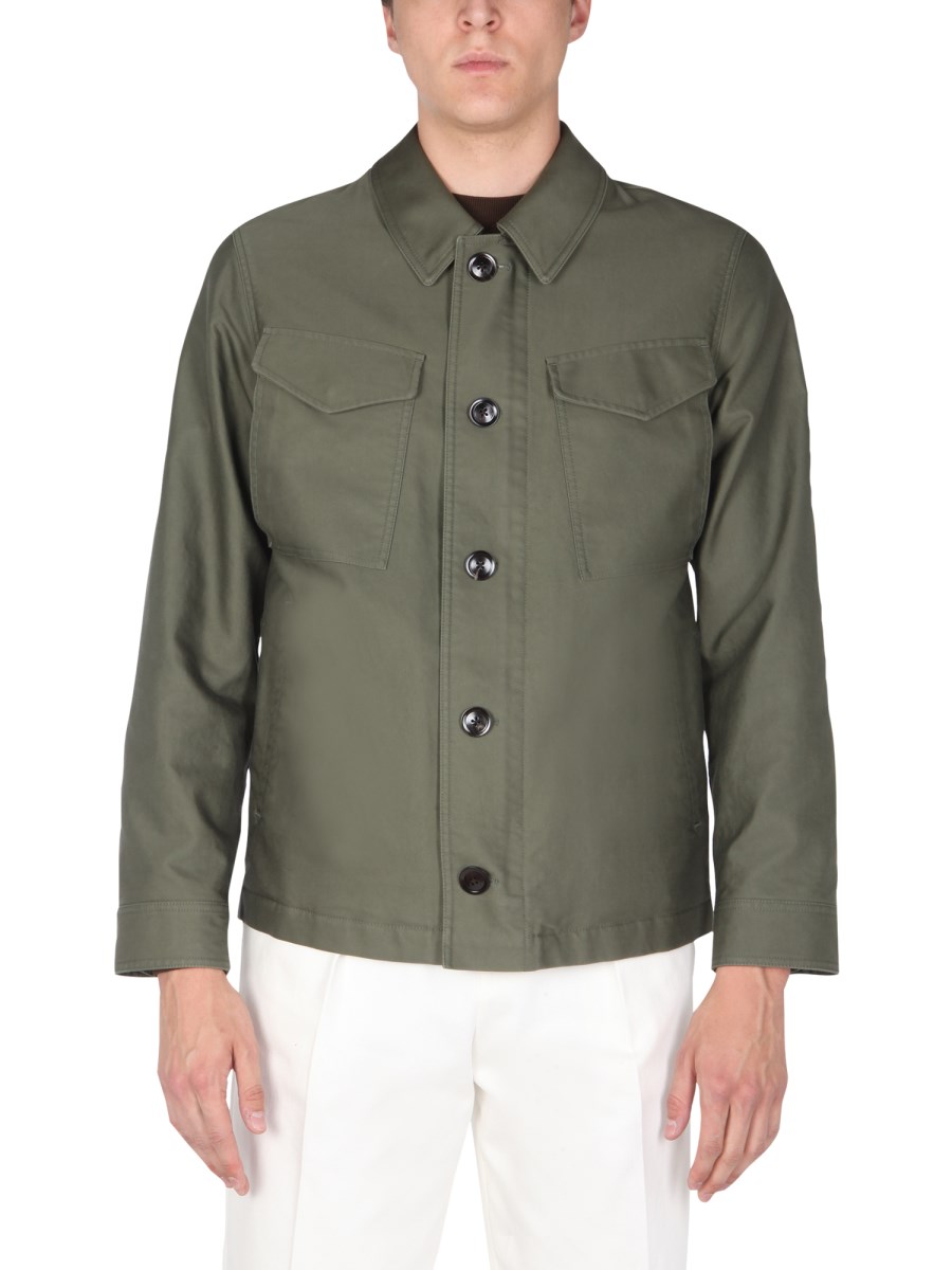 TOM FORD - COTTON MILITARY JACKET - Eleonora Bonucci